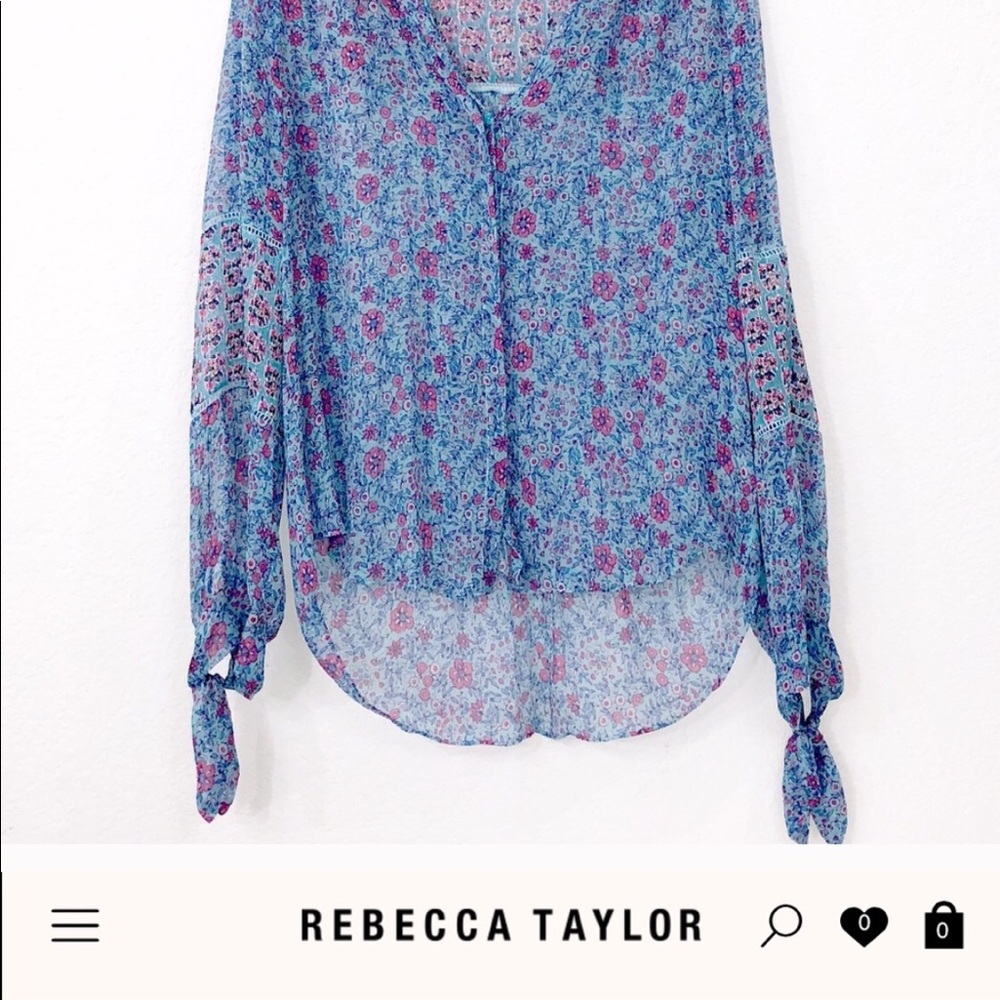 Rebecca Taylor Floral Blouse